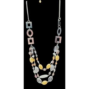 Lia Sophia Triple Strand Neclace